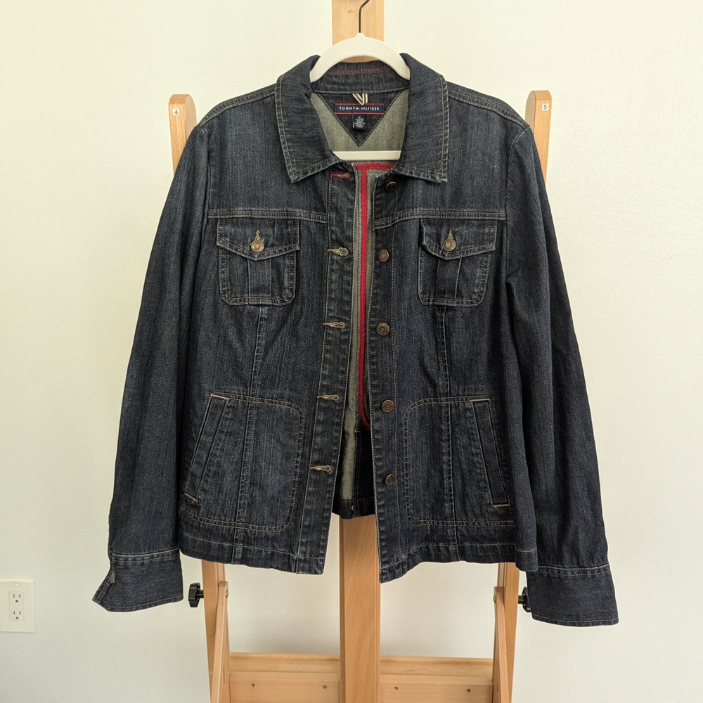 NWOT Tommy Hilfiger Dark wash Denim jacket